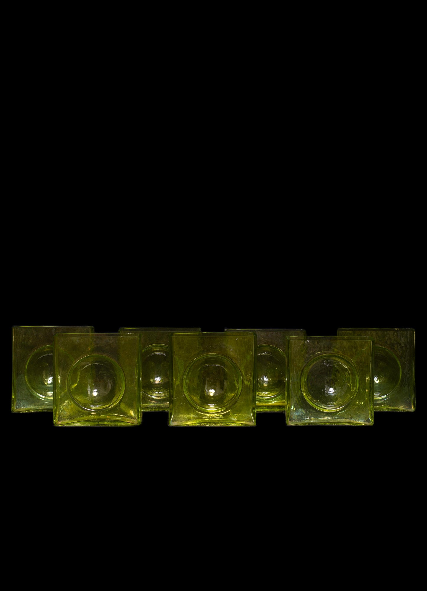 Green Glass Vase