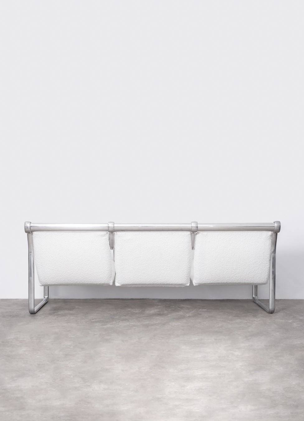 Vintage 1960s Knoll Aluminium Three-Seat Sofa