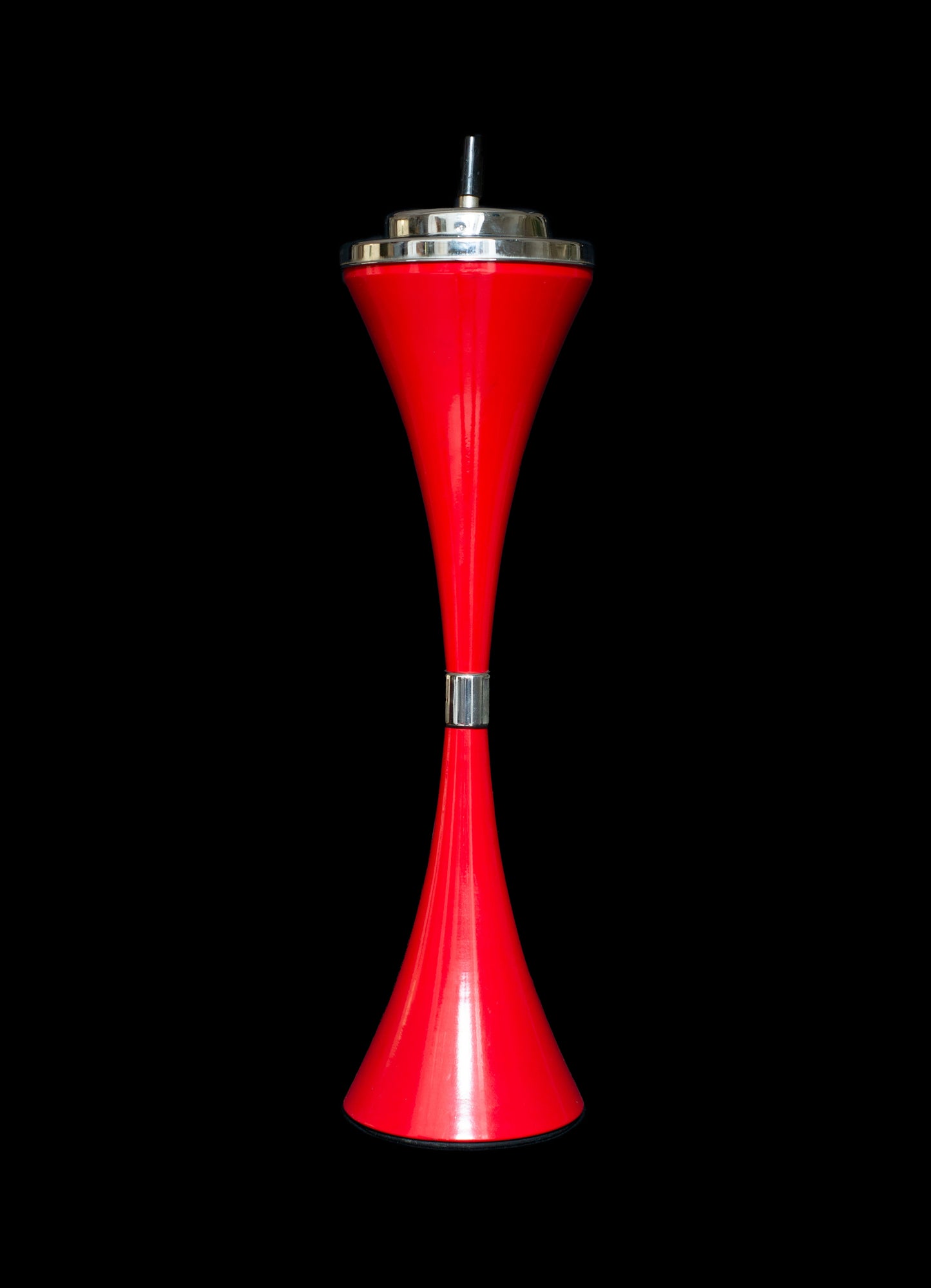 Vintage Red Mid Century Modern Ashtray