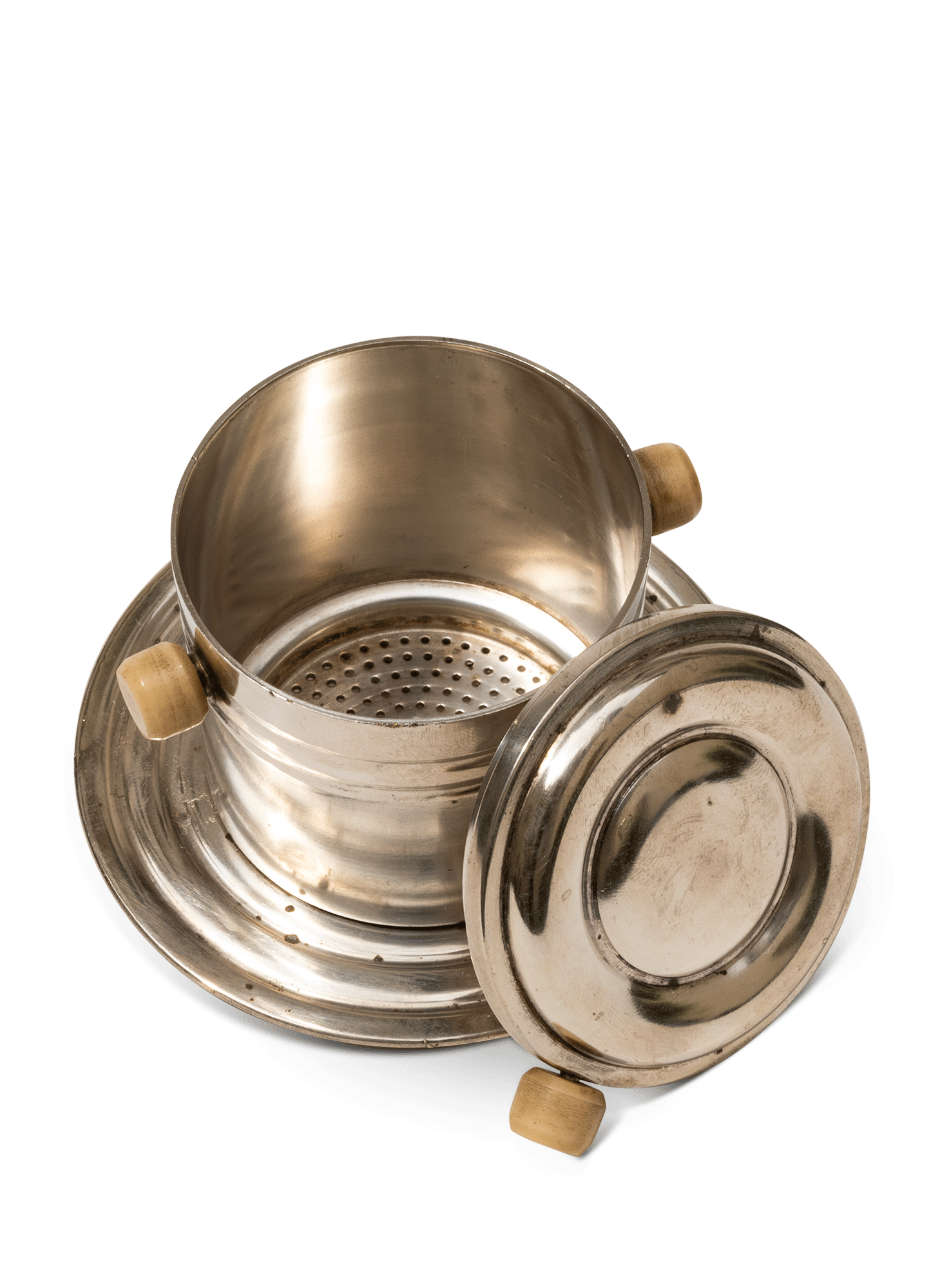 Vintage Silver-Plated Tea Strainer