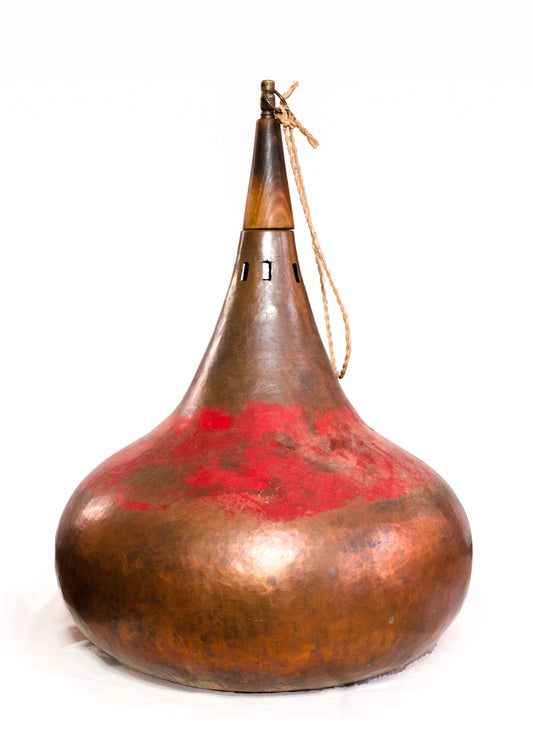 Vintage Moroccan Copper Pendant Lamp