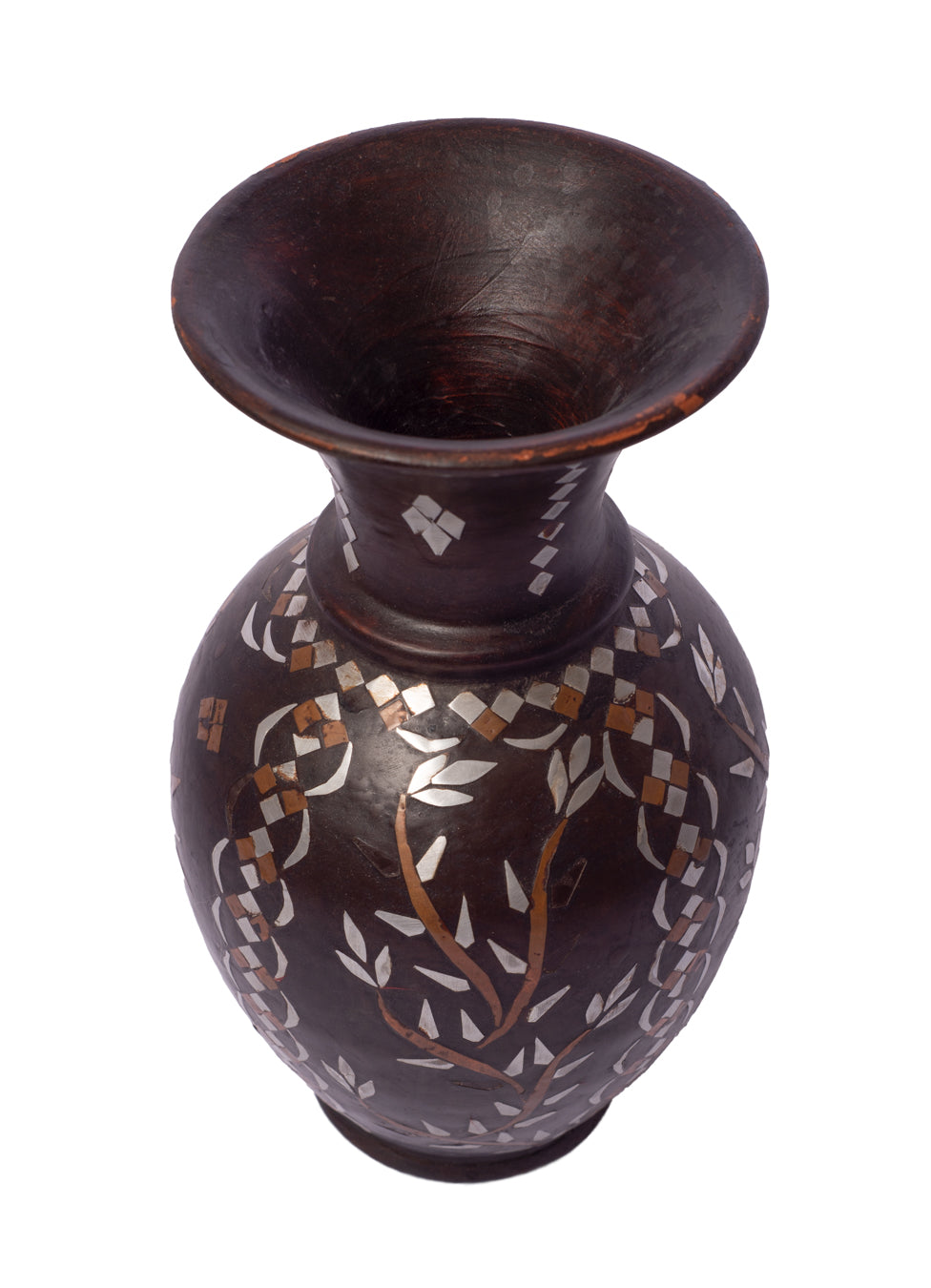 Vintage Ceramic Inlay Vase