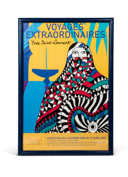 Yves Saint Laurent ‘Voyages Extraordinaires’ Exhibition Poster