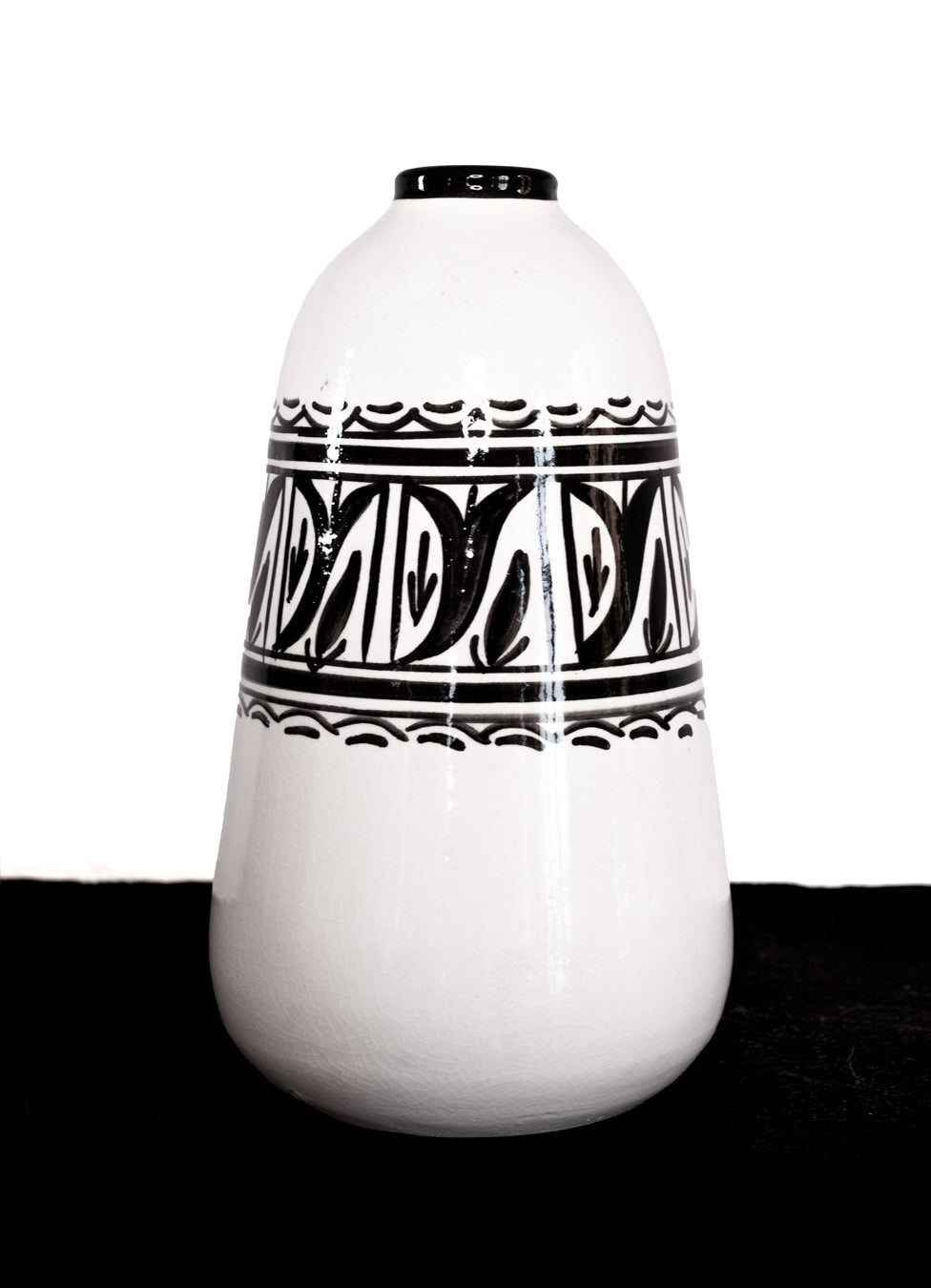 Monochrome Ceramic Vase