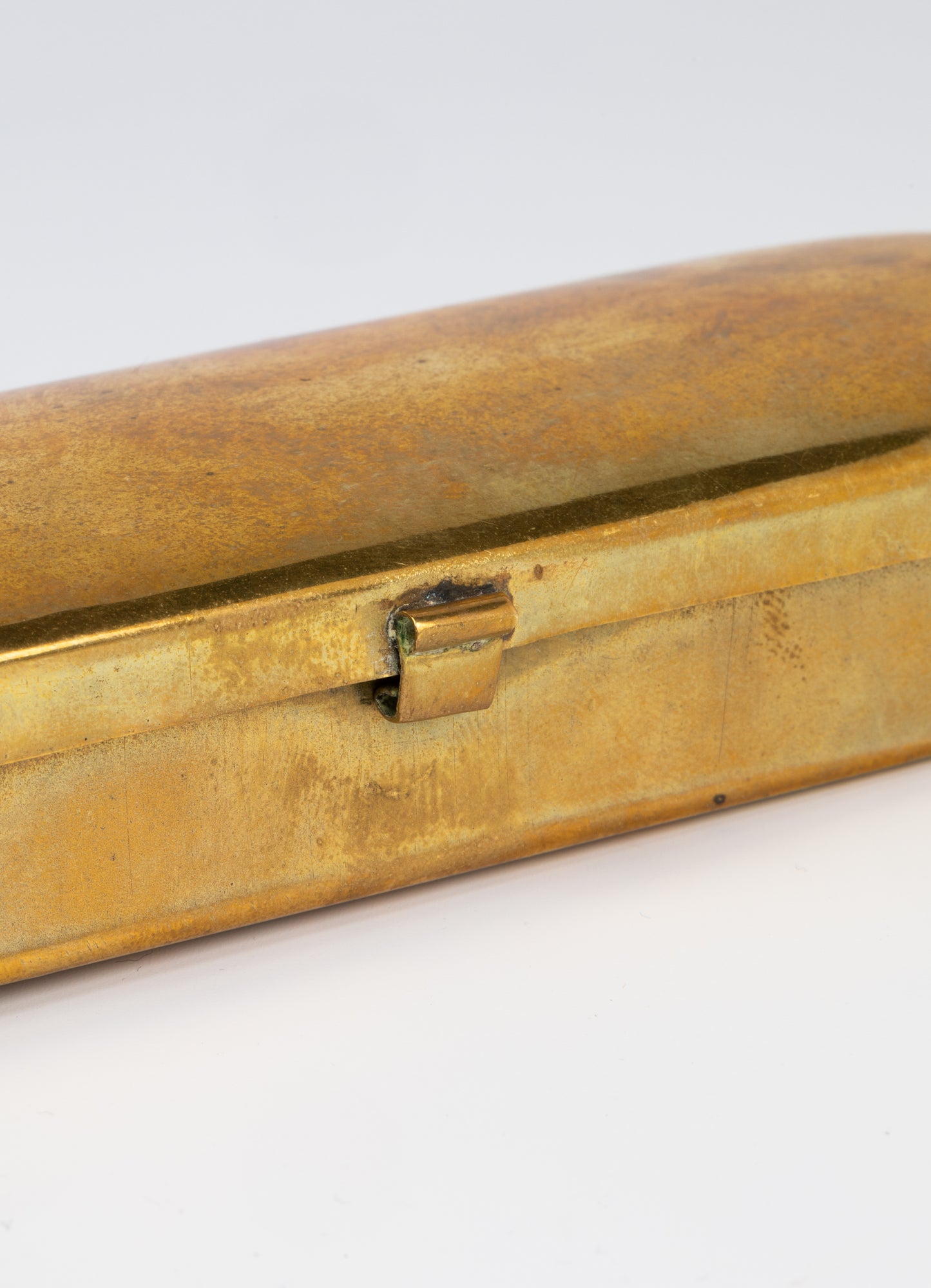 Vintage Brass Pen Box