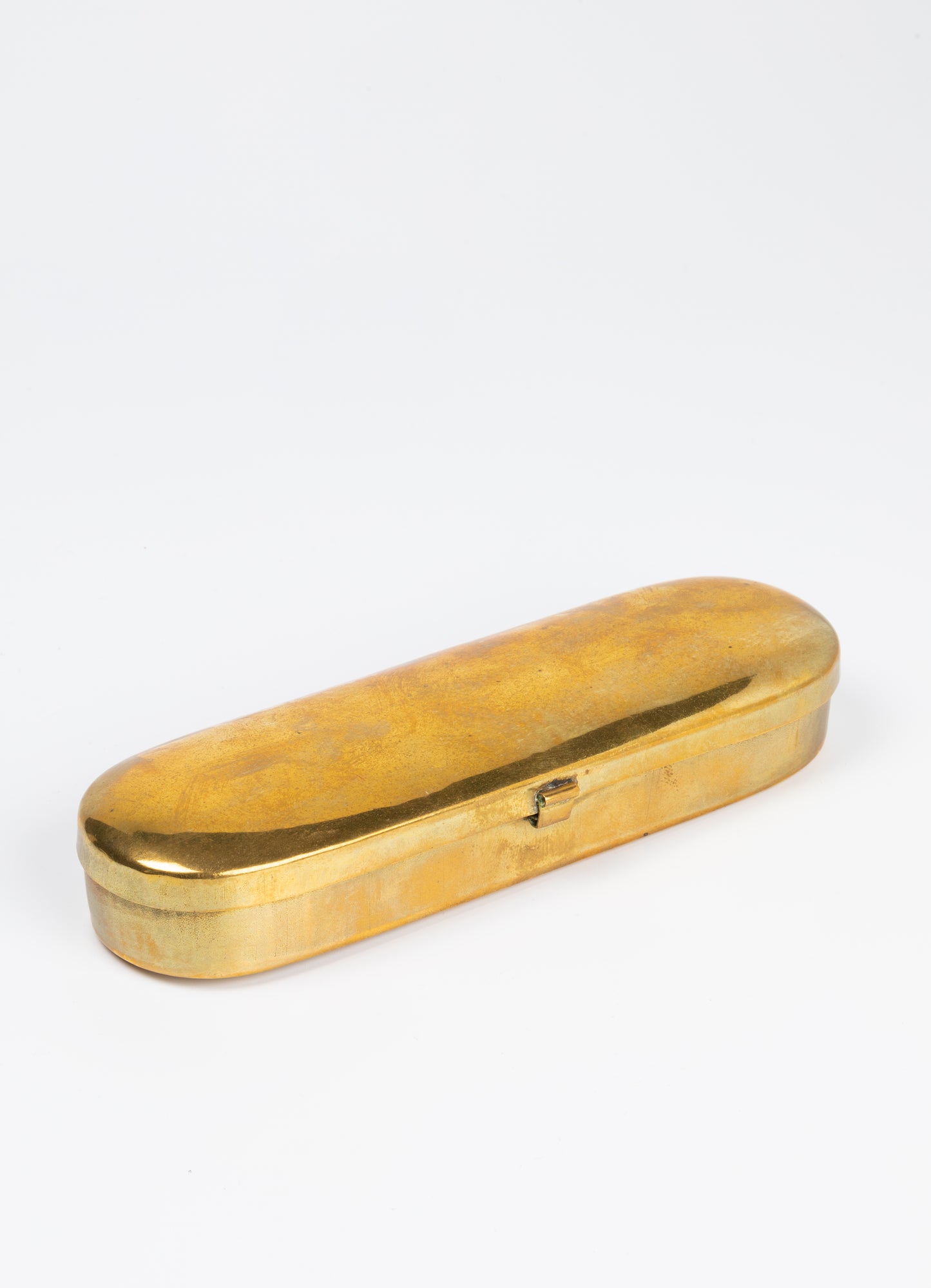 Vintage Brass Pen Box