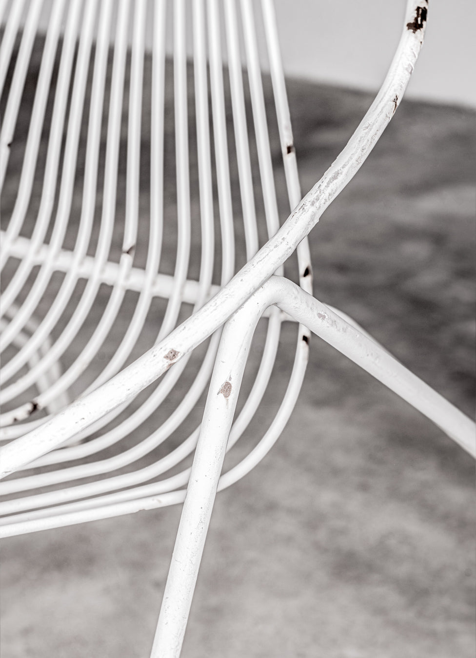 Vintage 1960s Outdoor Metal Chair