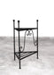 Vintage 1960s 2 Tier Corner Iron Shelf and Display Stand