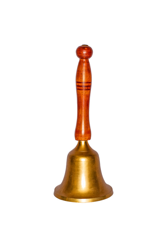 Vintage 1950s Brass Hand Bell