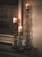 Set of 3 Crystal Pillar Candle Holders