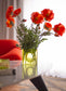 Green Glass Vase