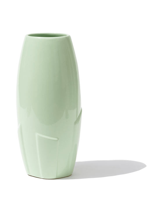 Vintage Art Deco Celadon Green Ceramic Vase