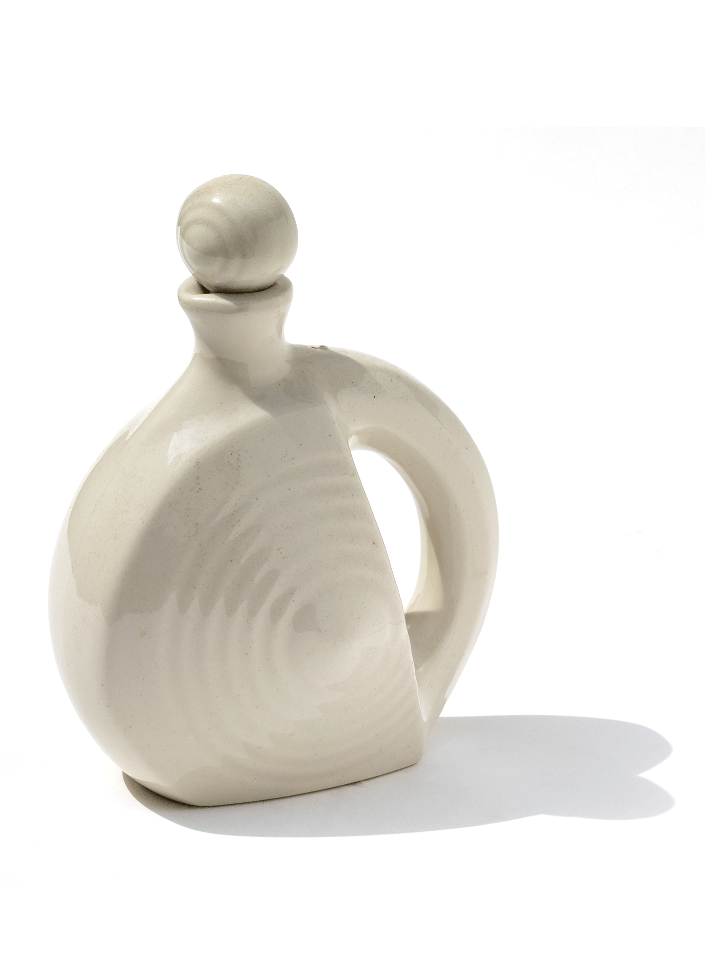 Vintage 1950s Ceramic Oil Bottle Vase