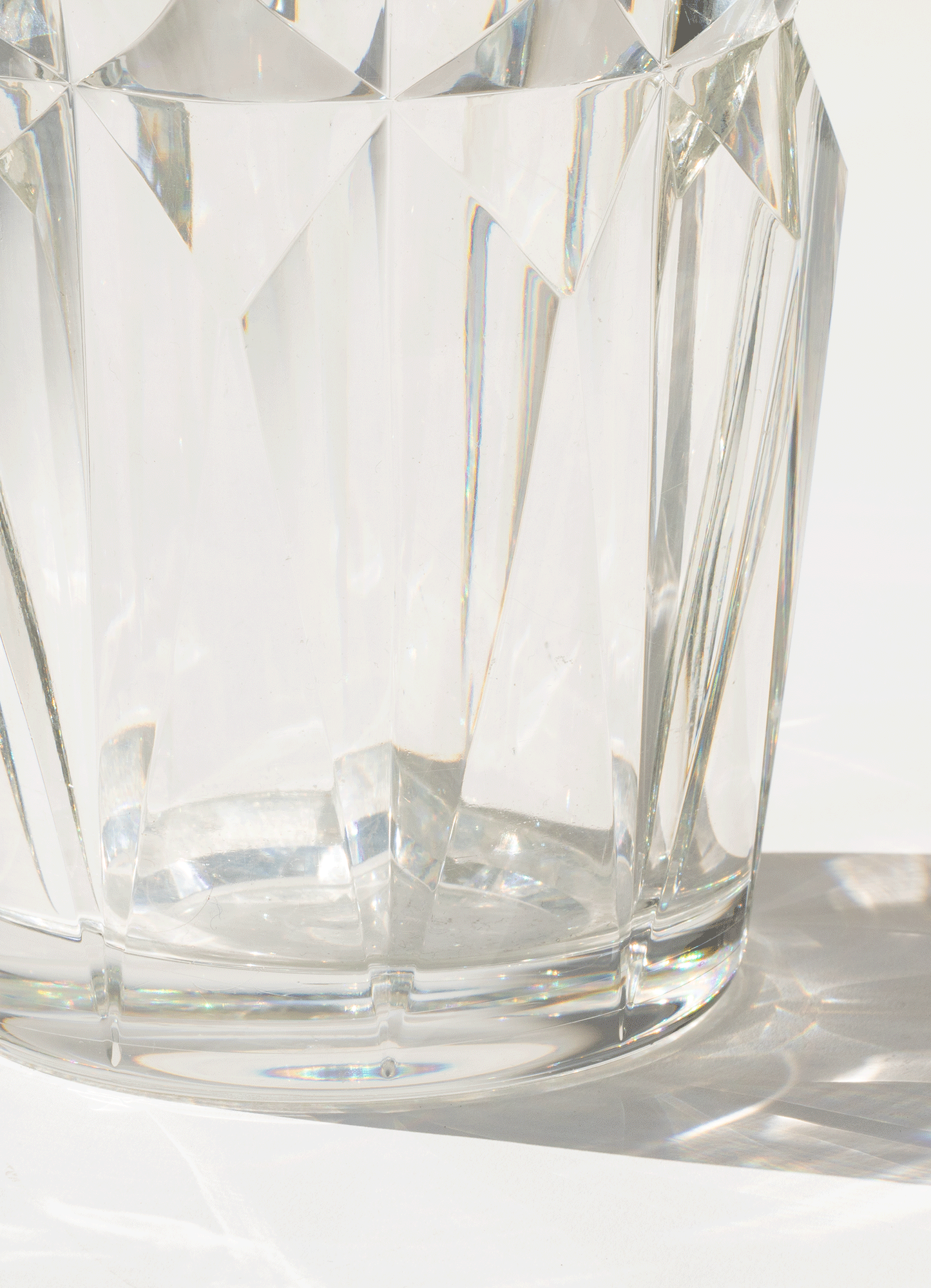 Vintage 1950s Crystal Vase by Saint Louis