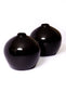 Black Ceramic Sphere Vase