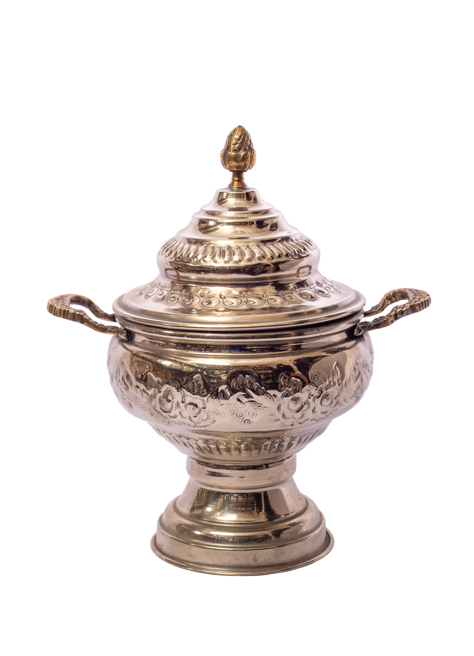 Vintage Silver-plated Moroccan Sugar Bowl
