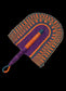 Moroccan Handwoven Multi-coloured Fan