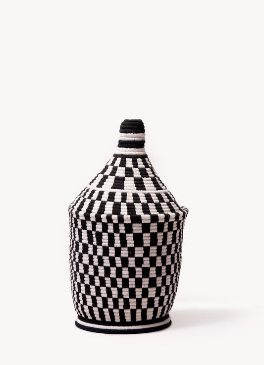 Handcrafted Lidded Basket