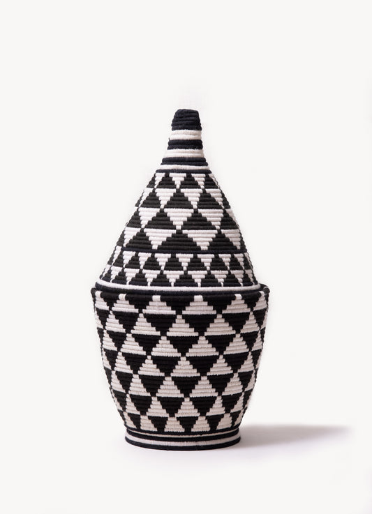 Handcrafted Lidded Basket