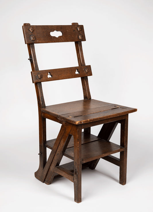 Edwardian Metamorphic Library Chair