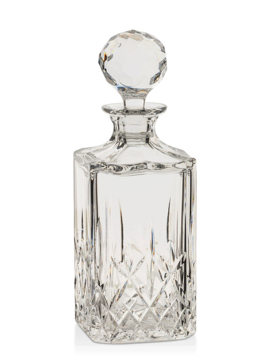 Vintage 1930s Bohemia Crystal Decanter