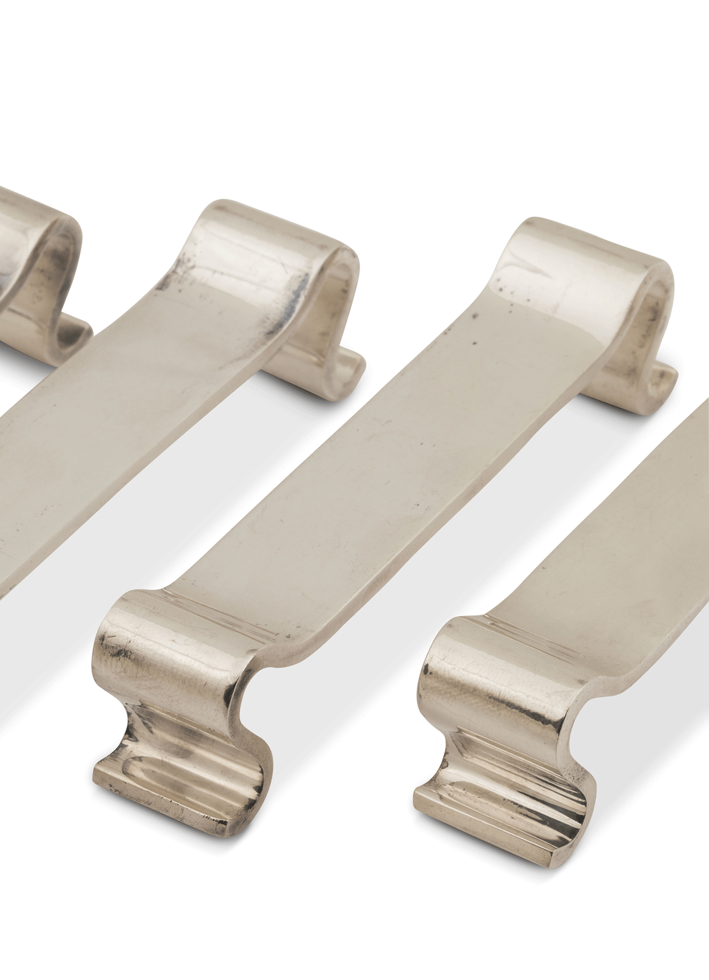 Set of 5 Christofle French Art Deco Silver-Plated Knife Rests