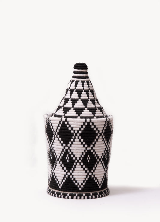 Handcrafted Lidded Basket