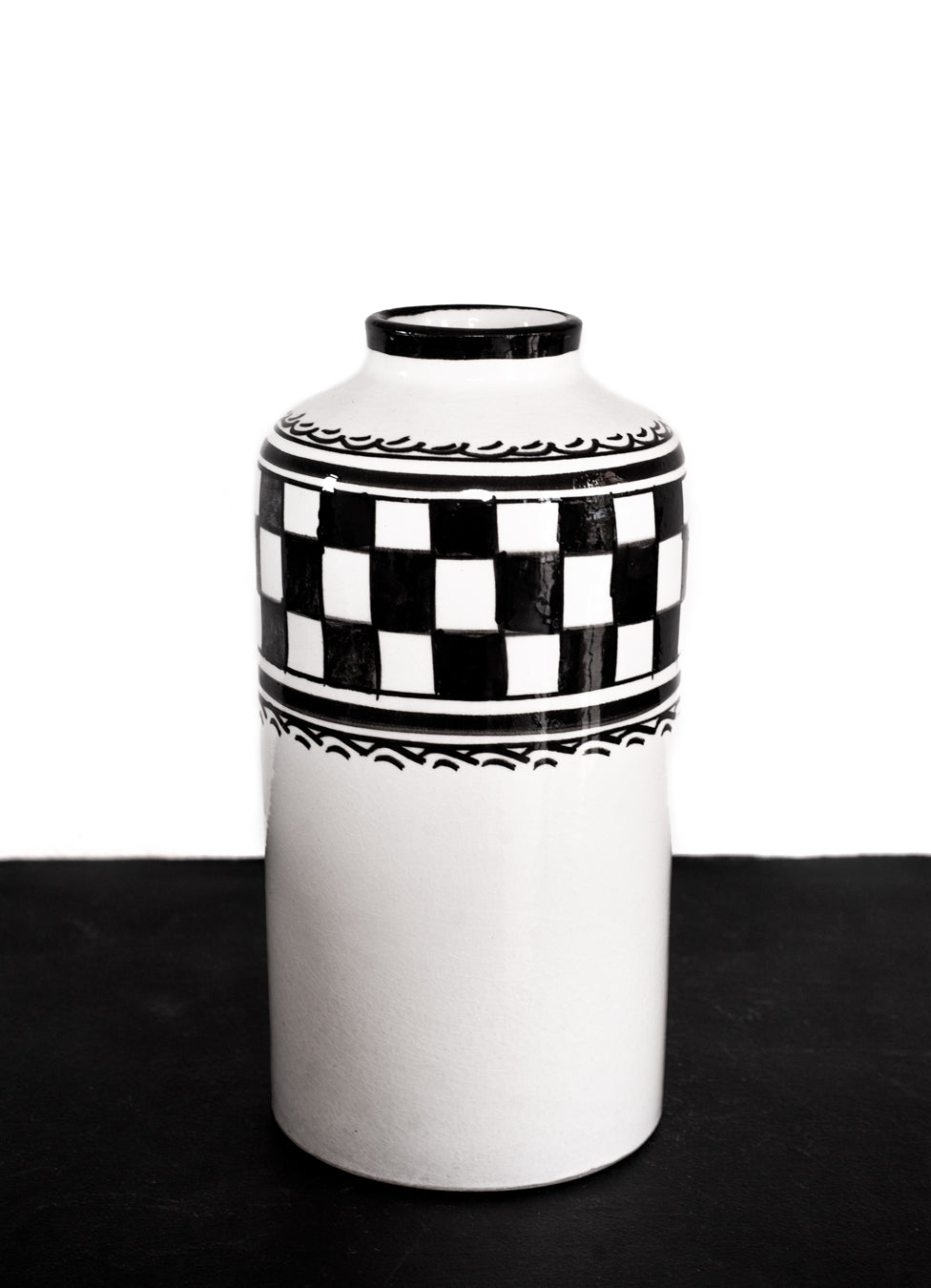 Monochrome Ceramic Vase