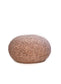 Handwoven Sand Coloured Round Wool Pouf