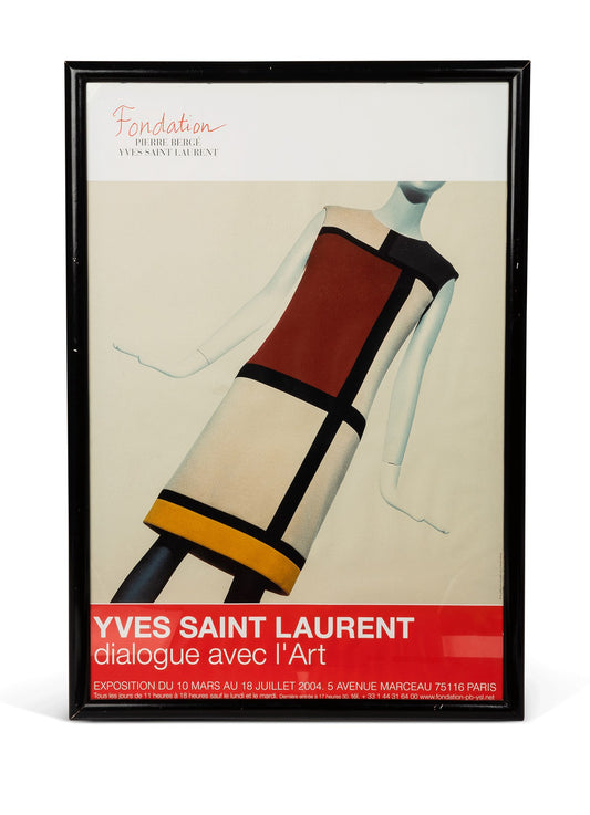 Yves Saint Laurent 'Dialogue Avec L’Art' Exhibition Poster