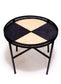 Large Handcrafted Raffia Round Tray Table