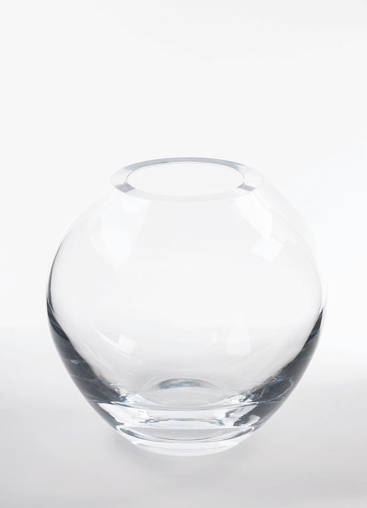 Vintage 1940s Crystal Bubble Vase