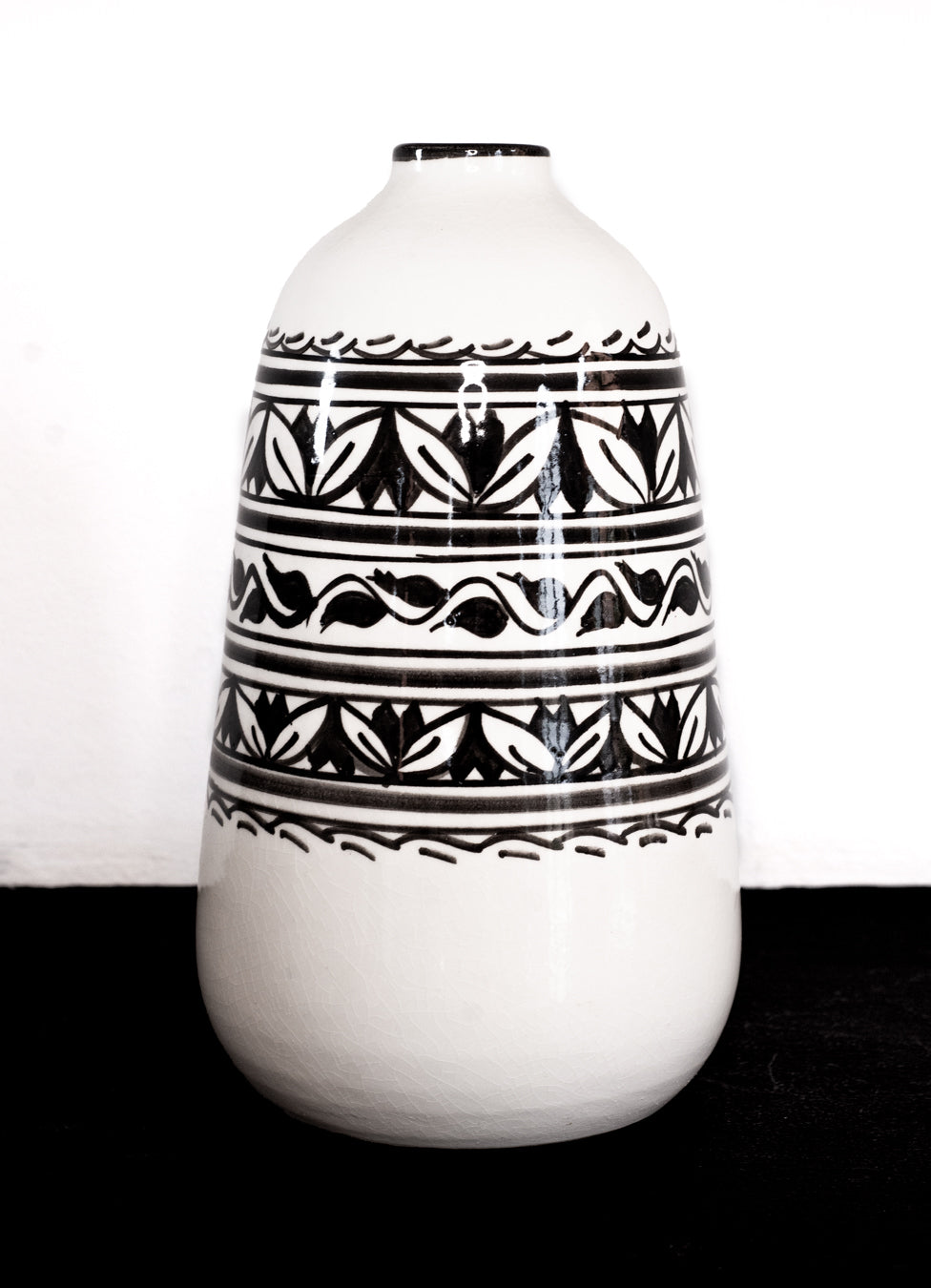 Monochrome Ceramic Vase