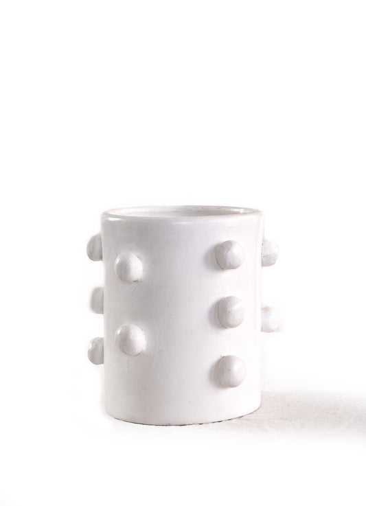 Ceramic White Vessel Vase